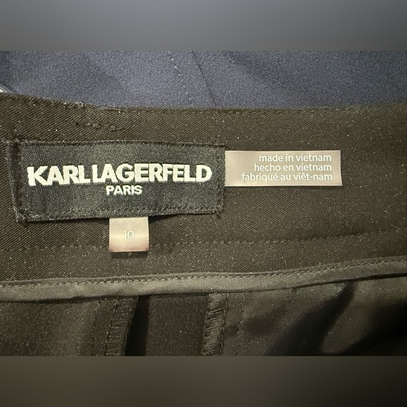 Karl Lagerfeld Paris Black Trousers, EUC, Size 10 - Picture 6 of 6